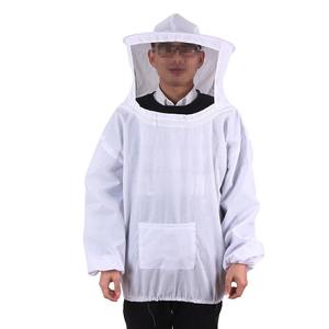 Chaqueta de apicultura para hombre, traje de poliéster impermeable protector, ropa de seguridad ligera a prueba de picaduras para cosecha de miel - Product Image 4