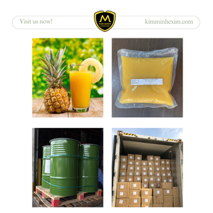 Kim Minh International purée de concentré d'ananas frais 100% sans sucre du Vietnam emballée en vrac - Product Image 4