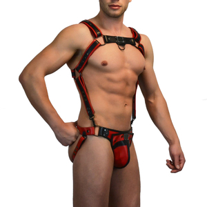 Soutien-gorge triangle sexy pour homme en fibre de bambou, respirant, tricoté, sans armatures, push-up, pour tenue de club audacieuse, look sensuel pour la vie nocturne et les festivals - Product Image 5