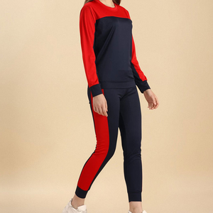 Women's Streetwear Tracksuit Set Customized 100% Cotton Wholesale Training Jogging Wear Tracksuits 2 Piece Set Wholesale - Product Image 6