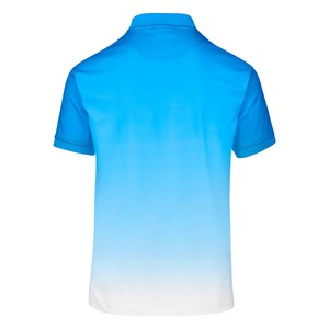 เสื้อโปโลผ้าถักสำหรับผู้ชายผ้าคอตตอนแบบระเหิด100% แห้งเร็วระบายอากาศผลิตตามสั่ง - Product Image 6