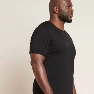 Cómoda Camiseta de algodón de manga corta con cuello redondo para hombre: perfecta para el uso informal diario, disponible en varios colores - Product Image 4