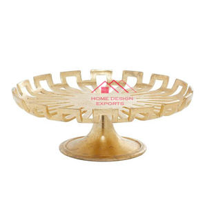 Plateau de service à gâteaux Décoration de table de mariage Support à gâteaux de luxe Décoratif de finition dorée très vendu - Product Image 5