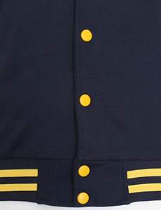 Veste de baseball universitaire pour hommes personnalisée 2025 avec broderie en chenille Design à carreaux en coton CollegeBaseballjacket pour hommes - Product Image 4