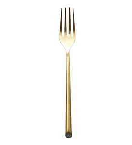 Luxury <b>Gold</b> Plated <b>Cutlery</b> <b>Set</b> of New Metal Flatware <b>Cutlery</b> for Hotel and Restaurant Metal <b>Cutlery</b> Fork and Spoon Flatware - Product Image 1