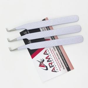 แหนบหนีบขนตาแบบแยกองศา90องศาที่แข็งแรงจับปลายแหลมสำหรับติดฉลากส่วนตัว - Product Image 4