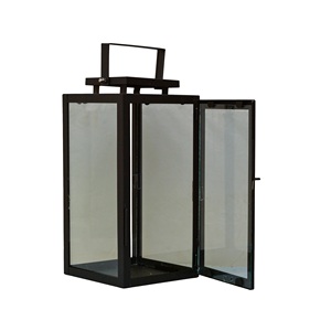 Nuevo diseño último farol negro enmarcado fácil portátil Showpiece linterna aromas decorativos moda 2025 linternas de Navidad vacaciones - Product Image 1
