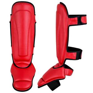 Precio al por mayor Espinillera Muay Thai Boxeo Protección personalizada para piernas Kick Boxing Training Shin Pad Muay Thai para boxeo - Product Image 3
