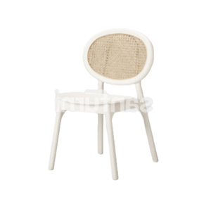 Sillas de comedor de jardín de madera sin brazos Sillas de comedor modernas con respaldo de ratán Muebles de exterior e interior de la mejor calidad - Product Image 5