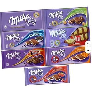 ขายส่งจากโรงงานโดยตรง ช็อกโกแลตมิลก้า 100 กรัม แบบคละรสชาติ มินิมิลค์เพสตี้ ร้านขายของชำออนไลน์ - Product Image 2