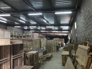 Table de chevet en métal de style industriel rétro moderne, artisanale, design indien, pour la maison, la chambre à coucher, à assembler - Product Image 3