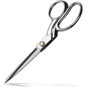 Ciseaux de tailleur en acier inoxydable de qualité supérieure de 8 pouces Manche en acier de qualité bricolage industriel pour le cisaillement du fer à découper - Product Image 1