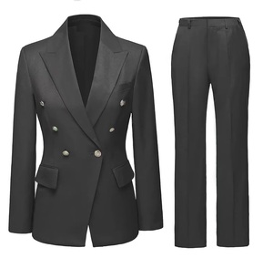 Traje de esmoquin de mujer de calidad superior de manga larga Slim Fit Formal pantalón abrigo Oficina de negocios ropa de boda - Product Image 1