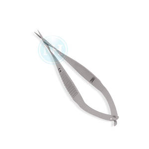 Tijeras Quirúrgicas Rectas de Punta Afilada para Cirugía Oftálmica, Instrumentos Quirúrgicos Manuales Reutilizables de Acero Inoxidable de Precisión - Product Image 2