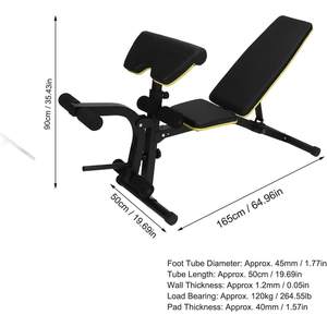 Estación Multifuncional de Entrenamiento en Casa de Alta Calidad, Envío Gratuito, Banco de Ejercicios Plegable, Equipo de Entrenamiento - Product Image 3