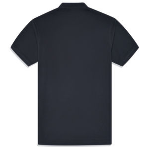Camiseta de punto de algodón 100% de alta calidad para hombre, respetuosa con el medio ambiente, transpirable, logotipo personalizable, sólido, 220g, cuello levantado, estilo informal - Product Image 4