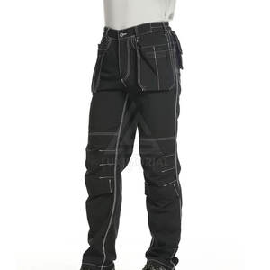 Pantalones DE TRABAJO reflectantes de alta visibilidad de venta directa de fábrica para seguridad de los trabajadores fabricados en Pakistán - Product Image 2