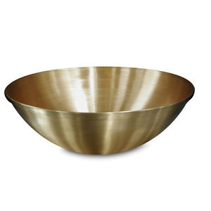 Bol intérieur en laiton plaqué, bol en métal vert émaillé - Product Image 3