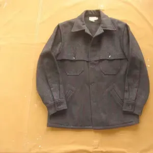 Medium 70s / 80s Wool Mackinaw Cruiser Hunting Jacket Double Yoke Shoulders Plaid 1970s 1980s Faribo Woolen Mills Faribault