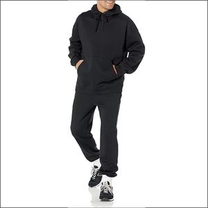 Ensemble de vêtements de sport unisexe à capuche personnalisé, qualité supérieure, tenue athlétique respirante, survêtement imprimé uni, directement de l'usine - Product Image 4