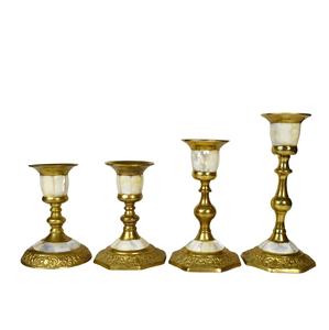 Nouveauté Bougeoir design en incrustation d'os Porte-bougie en incrustation de nacre Disponible au meilleur prix - Product Image 5