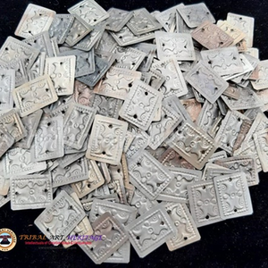 Botones cuadrados de disfraz Kuchi, accesorios tribales afganos hechos a mano, adornos étnicos para ropa y manualidades - Product Image 2