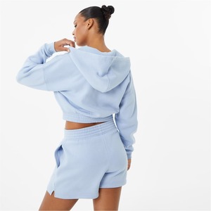 เสื้อฮู้ดครอปของผู้หญิงคุณภาพพรีเมี่ยมพร้อมซิปเหมาะอย่างยิ่งสำหรับฤดูหนาว - Product Image 2