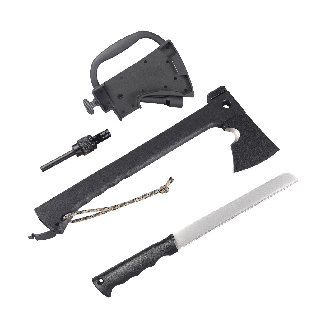 Survival Hatchet Outdoor Tactical Handle Survival Camping Hunting Tool Felling Hatchet Axe