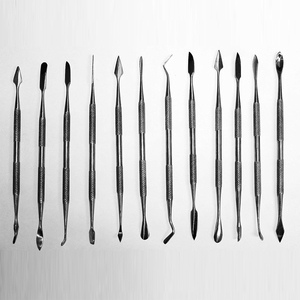 Ensemble d'outils de sculpture de cire dentaire 5 pièces de haute qualité Source d'alimentation manuelle Kit technique de laboratoire en acier inoxydable - Product Image 6