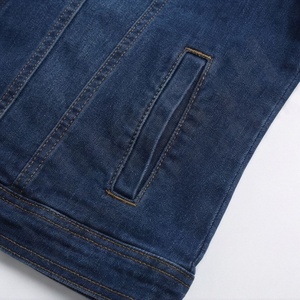 Ropa de Mujer, Chaquetas para Chicas, Abrigos, Chaqueta Vaquera sin Cuello de Manga Larga para Mujer, Tallas Grandes, Servicio OEM, Moda, Ropa Moderna - Product Image 5