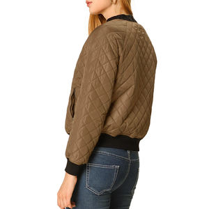 2025 nouveau Design réversible Bomber tache veste lettre personnalisée et patchs imprimer Varsity Bomber veste pour femmes Bomber vestes - Product Image 2