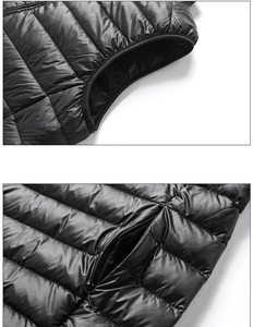 Chaleco acolchado personalizado OEM de diseñador americano para hombre, chaleco acolchado informal ligero con capucha, chaleco acolchado de primera calidad - Product Image 4