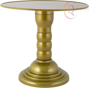 Soporte para Pastel Clásico de Metal Ecológico, Diseño Atemporal, Color y Forma Personalizables, para Electrodomésticos, Postres para Ocasiones Especiales - Product Image 1