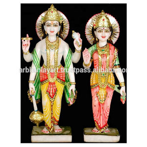 Statue de dieu en marbre, pour lxmi Vishnu - Product Image 1