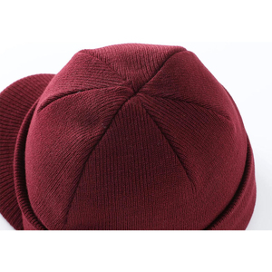 Gorros Unisex de 60 colores con logotipo personalizado bordado tejido sólido Gorro con logotipo personalizado gorro cálido de invierno gorros cálidos de invierno con puños acrílicos - Product Image 2