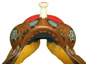 Gran oferta, sillín de carreras de cuero ajustado personalizado para caballos, sillín hecho a mano que ofrece el máximo rendimiento para suministro al por mayor - Product Image 4