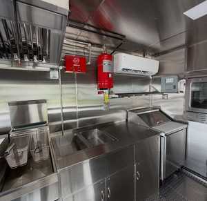 Camión de Comida Personalizado de Aluminio, Camioneta de Catering Móvil, Quiosco de Bebidas y Aperitivos, Puesto de Comida al Aire Libre de 4 Ruedas - Product Image 4