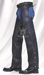 2025 New Design Hommes Chaps En Cuir Fabriqué En Usine Chaps En Cuir En Cuir De Couleur Unie Chaps Fabricant - Product Image 5