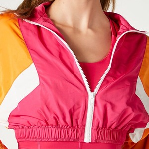 ชุดกันลม OEM แบบสองชิ้น ชุดลำลองสำหรับผู้หญิง กางเกงกันลม ชุดกันน้ำสำหรับผู้หญิง เหมาะสำหรับการเดินป่าและกิจกรรมกลางแจ้ง - Product Image 5