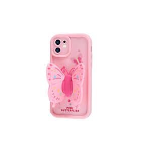 Coque de luxe rose pour iPhone 12 MYST, motif figurine mignonne, protection de l'appareil photo, en silicone souple, style élégant 'Ins', compatible avec l'iPhone 7 - Product Image 5