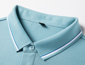 Premium Quality Mulberry Silk <b>Black</b> Custom Unisex <b>Plain</b> Business Golf Men's <b>Polo</b> <b>Shirts</b> for Men - Product Image 5