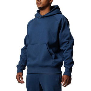 Nouveauté 2026 – Sweats à capuche épais délavés et imperméables pour hommes, en mélange polyester/coton, style streetwear avec poches – Vente en gros - Product Image 1