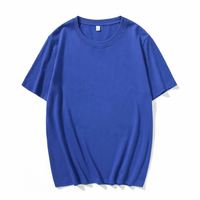 ODM 220g T-shirt Homme Oversize à Manches Courtes en Polyester/Coton Tricoté, Respirant, Écologique, Séchage Rapide, Ourlet Bouclé Lavé, avec Lettres