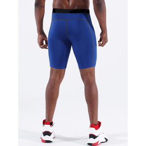 Pantalones cortos de compresión para hombre, de moda, para entrenamiento en el gimnasio, deportes y ejercicio, con material flexible y precio al por mayor. - Product Image 5