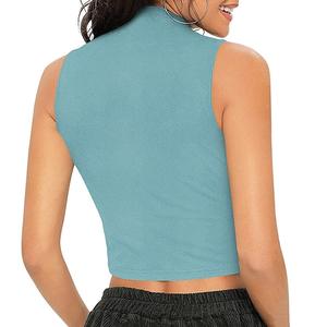 Camiseta de manga corta a rayas para mujer, ropa de punto 100% de algodón estampada, OEM, personalizada, nueva moda - Product Image 6