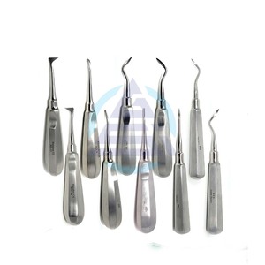 Élévateurs radiculaires dentaires 10 pièces, chirurgie buccale, luxation dentaire, extraction, instruments dentaires - Product Image 1