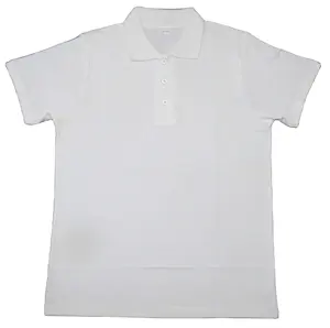 Оптовая Продажа с фабрики, бюджетная качественная предвыборная рекламная футболка-поло, летняя повседневная хлопковая белая рубашка-поло, сделано в Индии