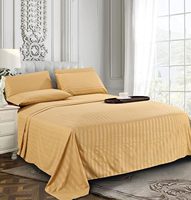 Draps de lit pleine grandeur de luxe Ensemble de qualité hôtelière Draps de lit Housses de couette