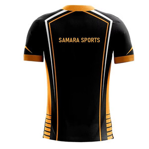 Camisetas deportivas personalizadas ecológicas para hombre, ropa deportiva sostenible, suministro de fábrica, camisa de juego impresa por sublimación - Product Image 2