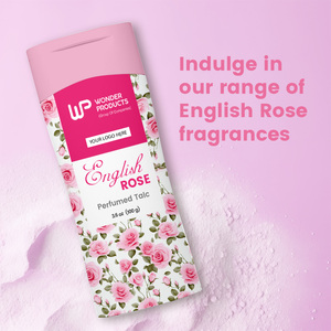 Meilleure vente de talc 100g avec personnalisation de rose anglaise prix de gros marque privée pour les soins personnels - Product Image 5